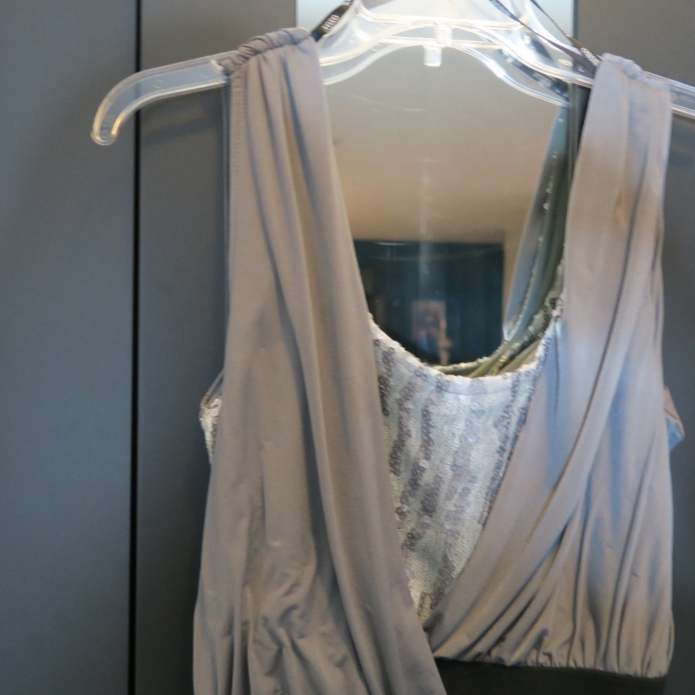 Silver Party Dress - Picture 4 of 8